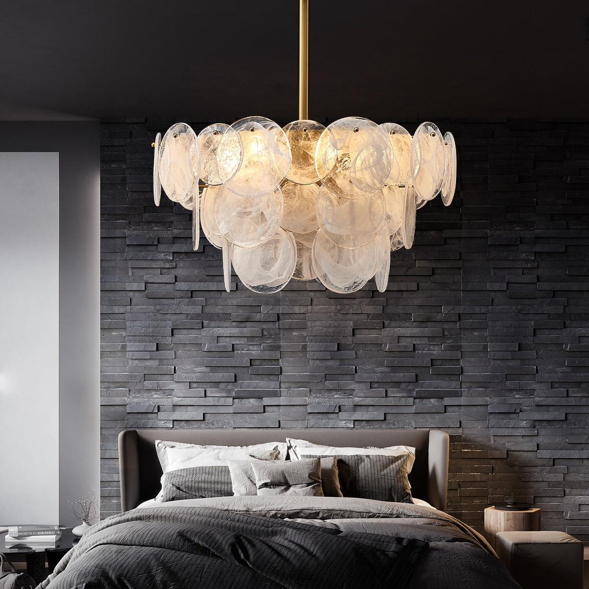 Visual Comfort, Ardent Large Waterfall Chandelier, Chandeliers