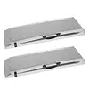 [US Local Warehouse] 2PCS 85 Inch Aluminum Motorcycle Ramp with Handle Truck Ramps with Safety Straps and Gloves Heavy Duty Folding Loading Ramps for Pickup Trucks