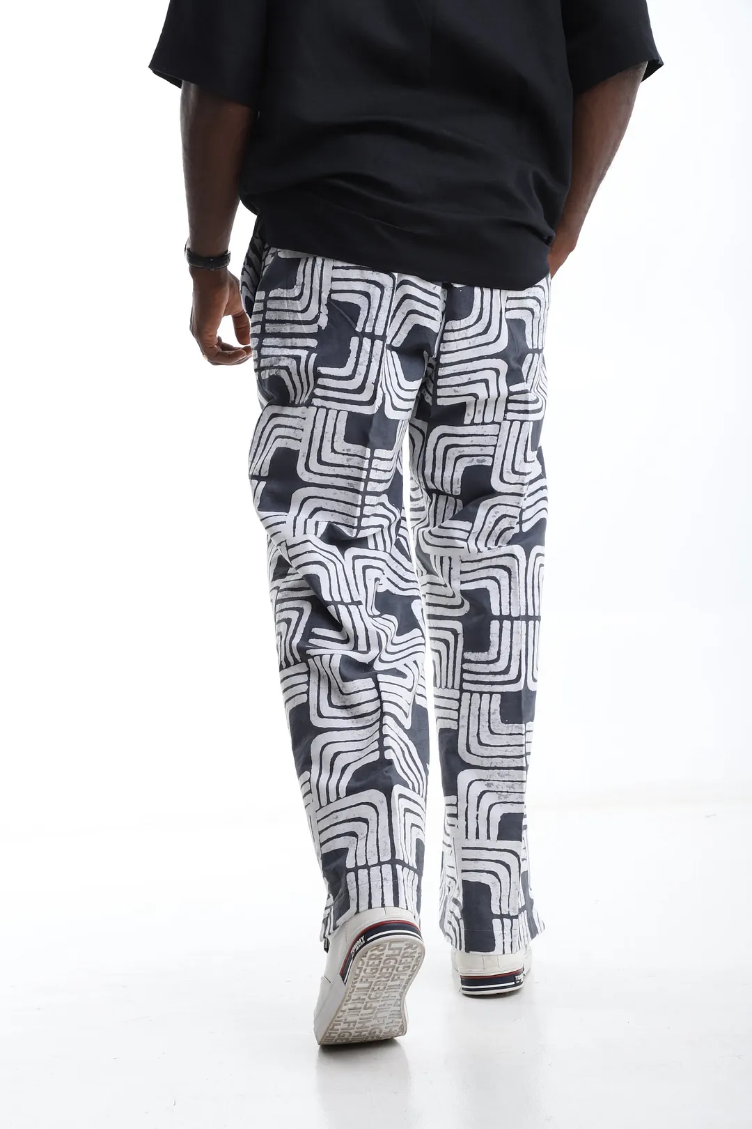 The Monochrome Maze &ndash; Adire Trousers-INSPIREUSE