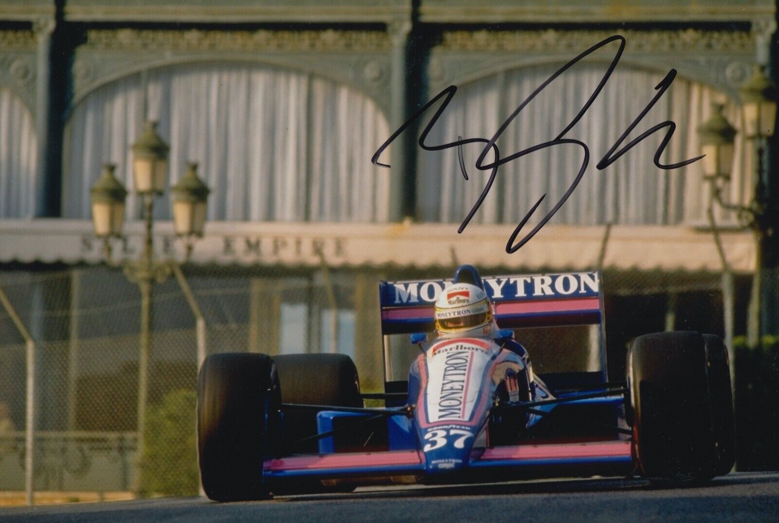 Bertrand Gachot Hand Signed 12x8 Photo Poster painting - F1 Autograph - Formula 1 9.