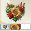 Valentine Day 2D Flat DIY Diamond Art Pendant Diamond Painting Set (Sunflower)