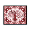 (Counted/Stamped) 11CT/14CT Oval Happiness Tree - Cross Stitch  28*21cm/11.02*8.27in(Brand)