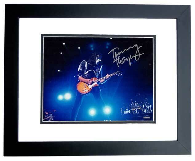 Tommy Thayer Signed - Autographed KISS guitarist - Spaceman 11x14 Photo Poster painting FRAMED