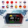 Universal Car HUD On-BD & GPS Dual System Head Up Display Digital Speedometer