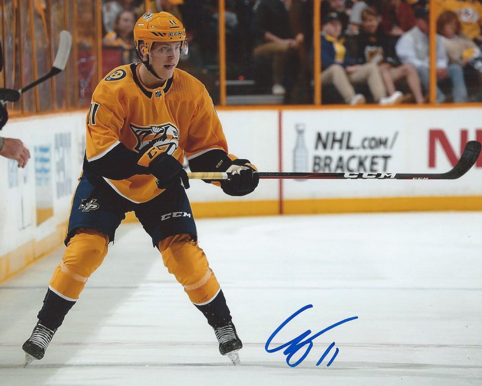 Eeli Tolvanen Signed 8x10 Photo Poster painting Nashville Predators Autographed COA B