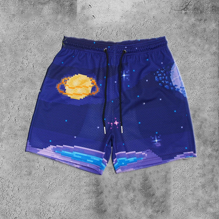 Sopula Not From Here Fundamental Print Fashion Street Shorts