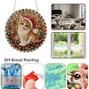 Xmas cat DIY Diamond Painting Kit 20cm for Adults