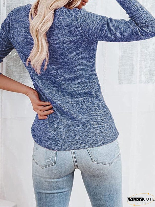Women's Long Sleeve Henley Shirt