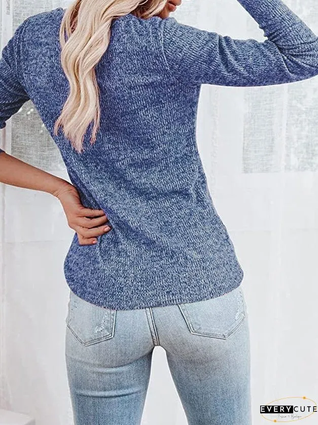 Women's Long Sleeve Henley Shirt