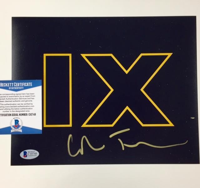 COLIN TREVORROW Signed STAR WARS Episode IX Director 8x10 Photo Poster painting BAS Beckett COA