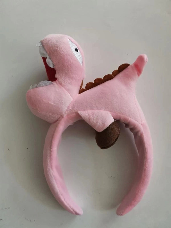 Korean Style Internet Celebrant Cartoon Animal Headband Small Dinosaur Yellow Fish Shark Scream Duck Headband Cute Funny Headband
