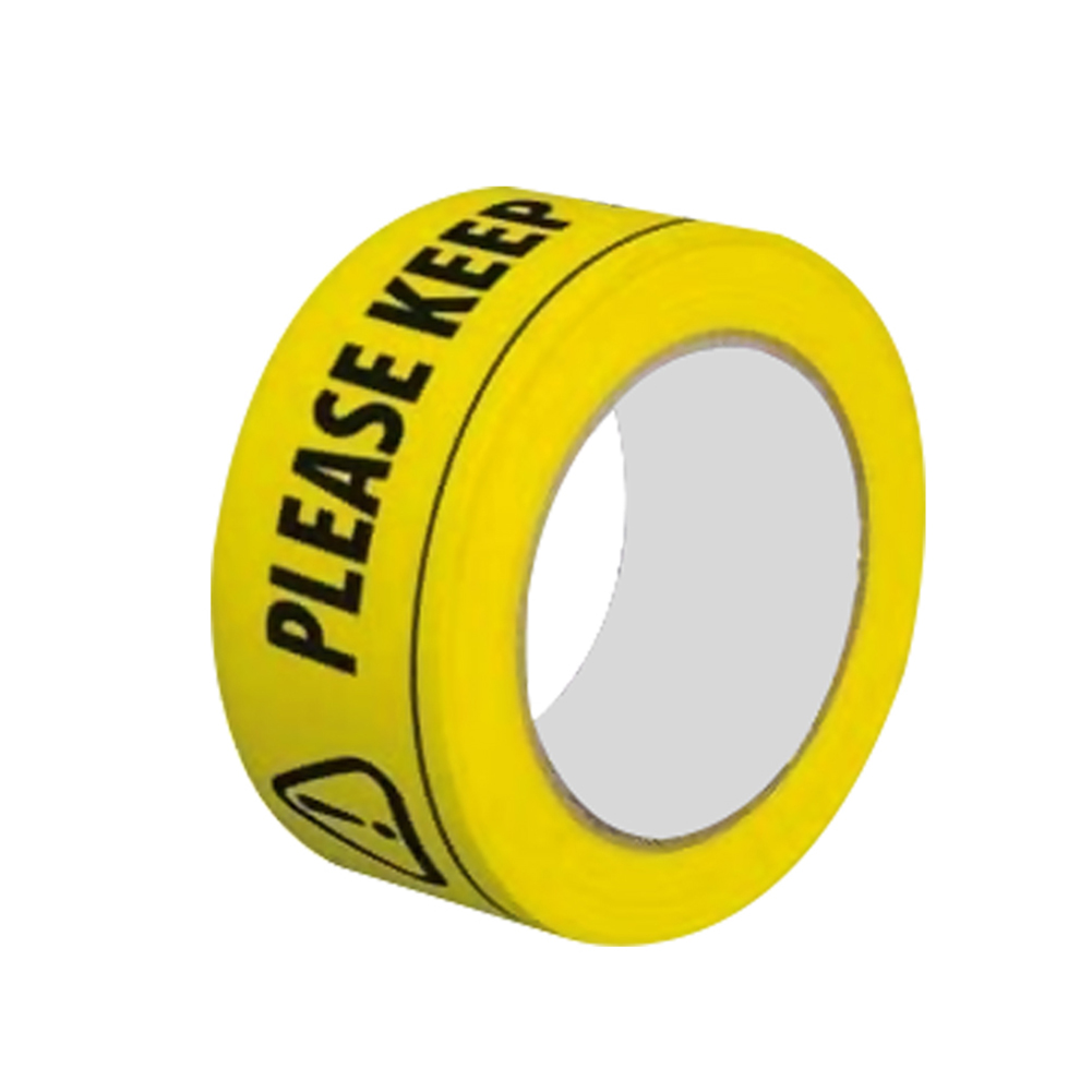 

PVC Self-adhesive Floor Warning Tape Reminder Social Distance Marker Sign, 501 Original