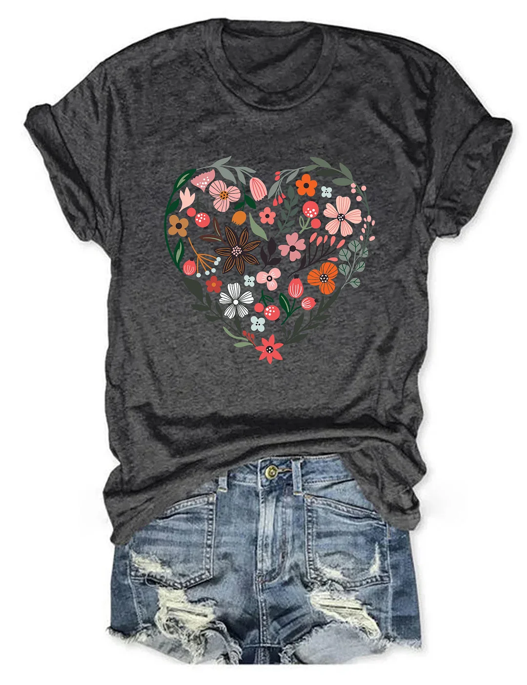 Wildflower Heart T-Shirt