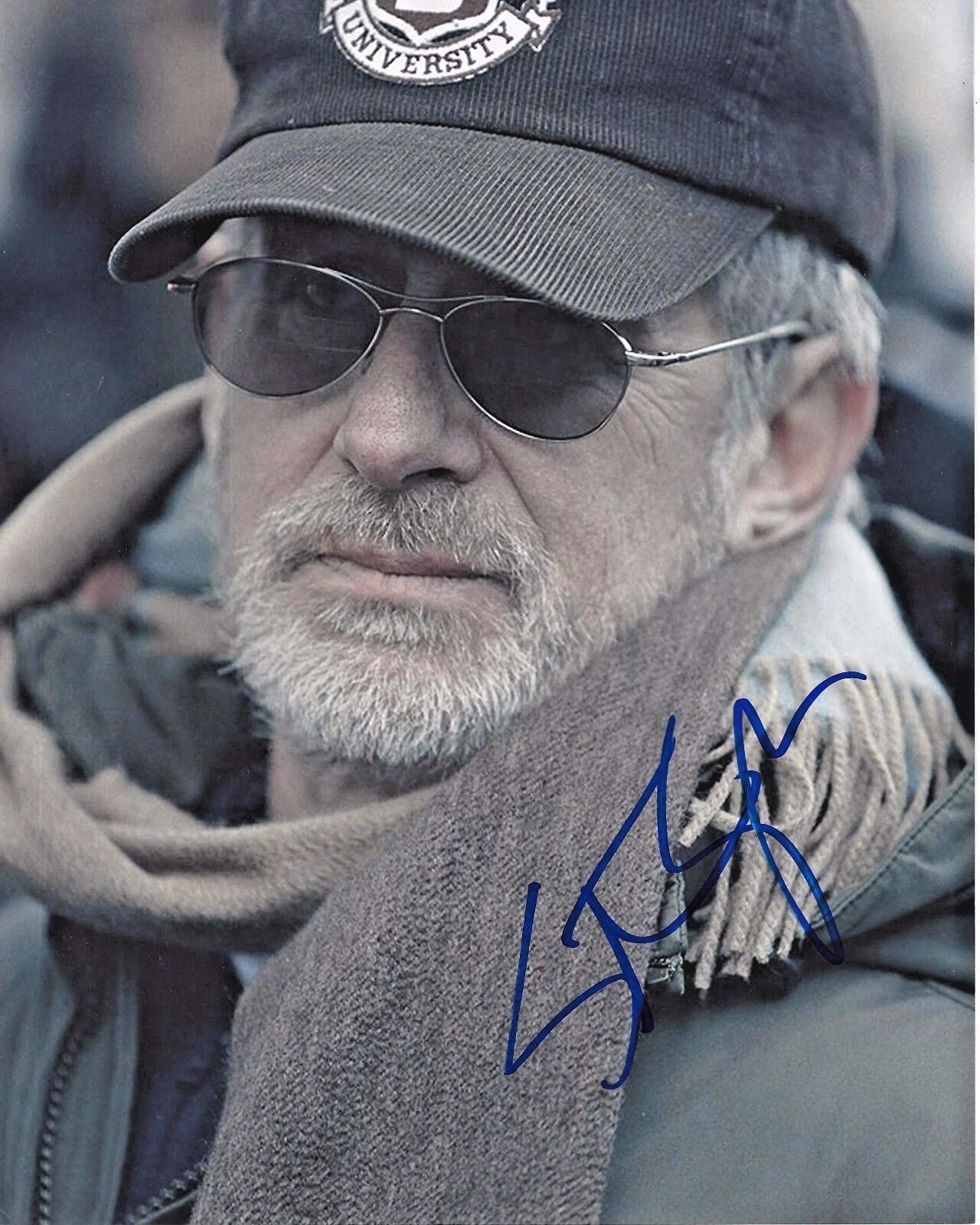 DIRECTOR STEVEN SPIELBERG SIGNED 8X10 Photo Poster painting COA E.T. JAWS SCHINDLER'S LIST DUEL