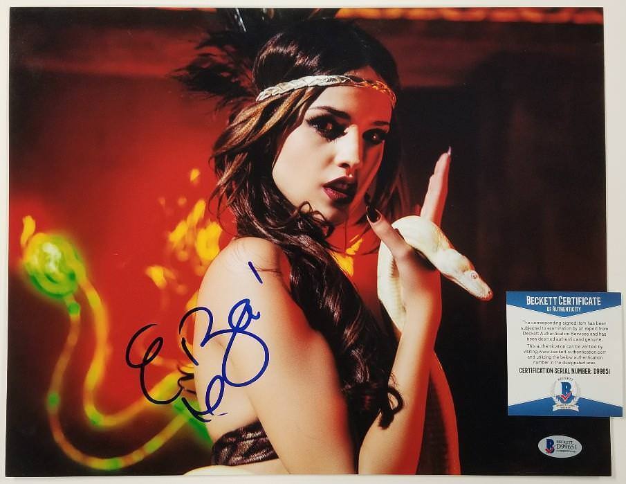 EIZA GONZALEZ Signed 11x14 Photo Poster painting Actress Autograph ~ Beckett BAS COA