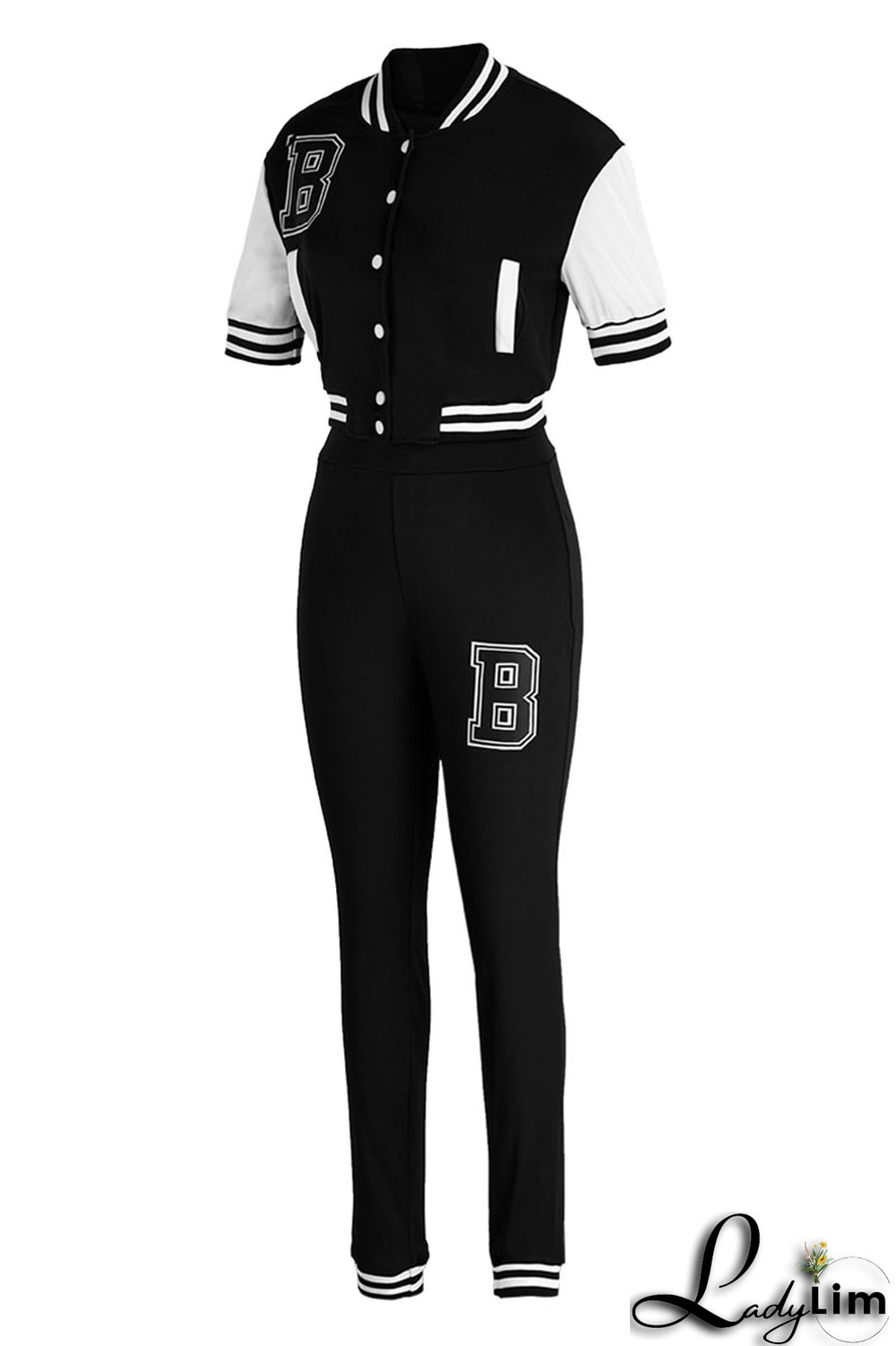 Army Green Fashion Casual Letter Print Split Joint Long Sleeve Two Pieces