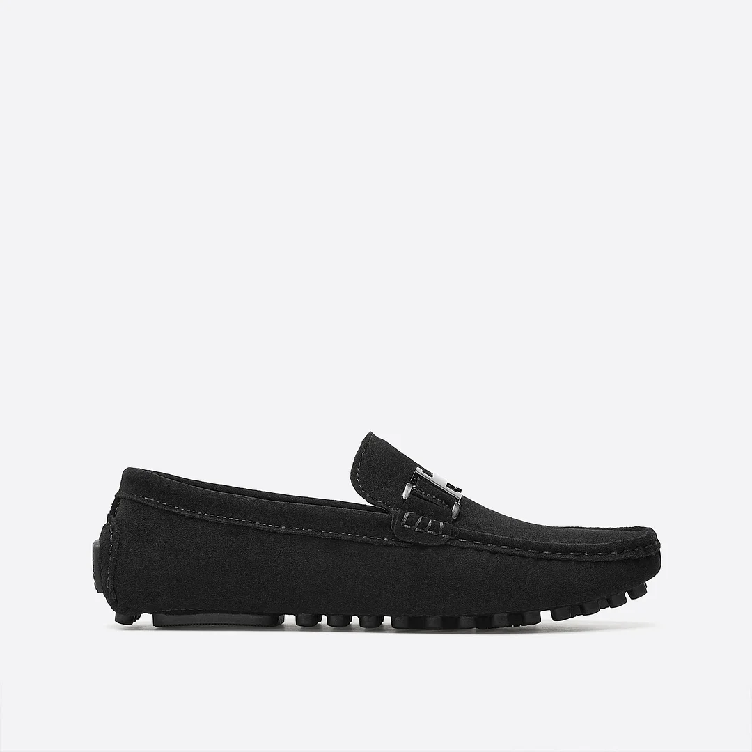 Aonga - Men's Retro Slip-On Round Toe Loafers