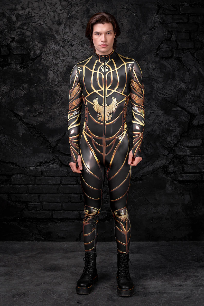Men's Holiday Carnival Bodysuit