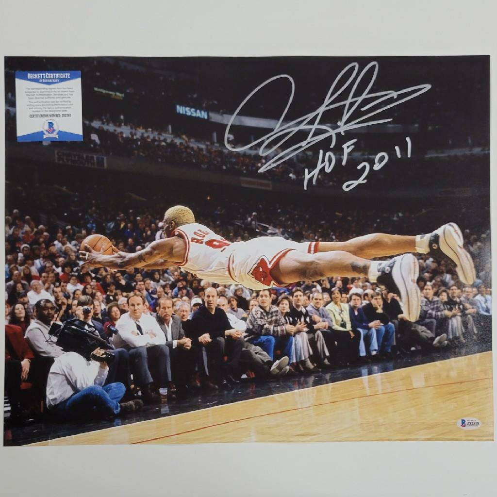 Dennis Rodman signed HOF 2011