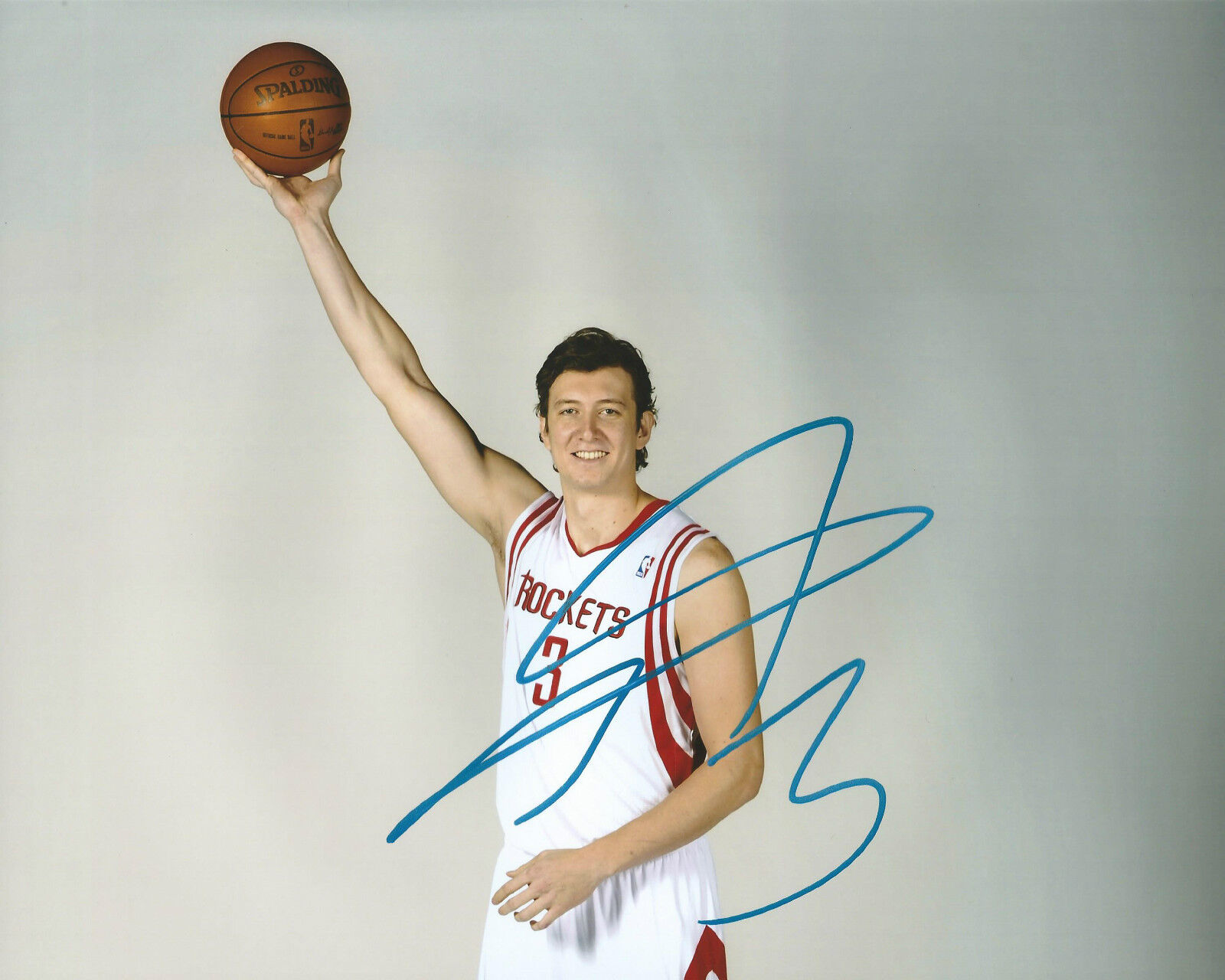 Omer Asik *HOUSTON ROCKETS* Signed 8x10 Photo Poster painting A2 COA GFA