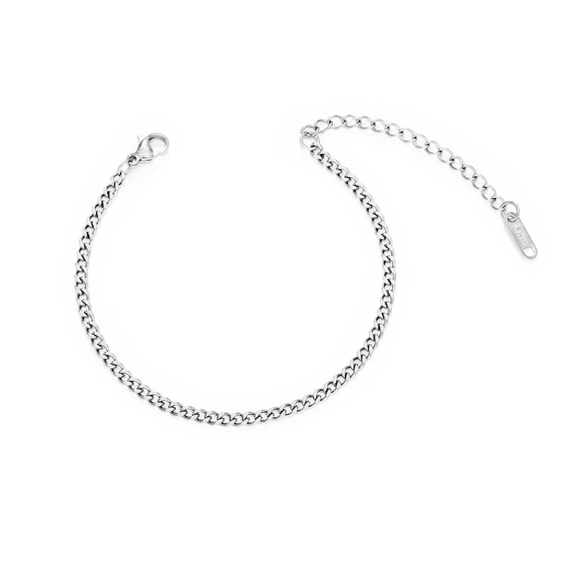 Basic Minimalist Geometric 304 Stainless Steel Bracelets In Bulk