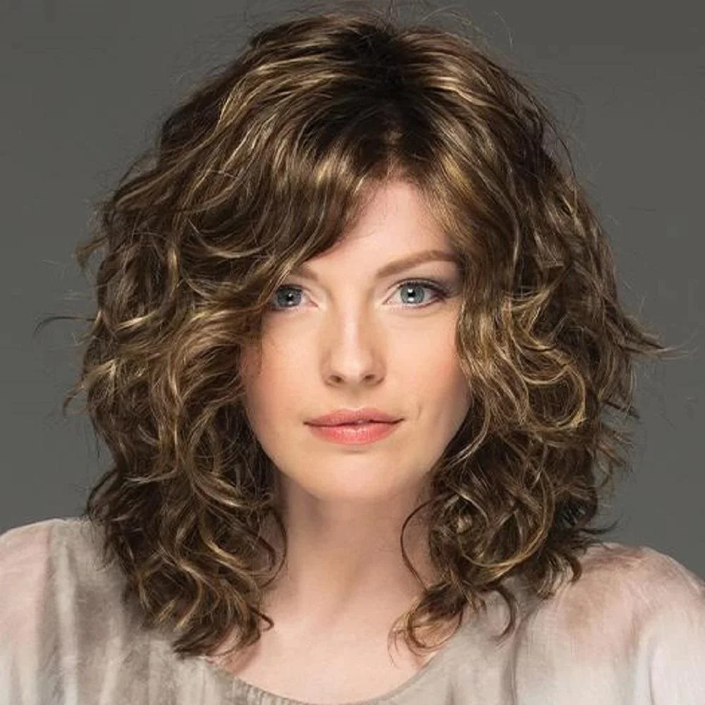 Long Wig Headgear Chemical Fiber Wig Headgear