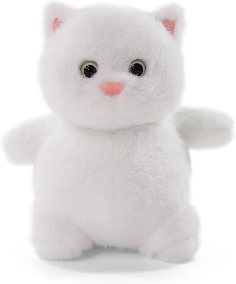 White Cat Stuffed Animal Plush