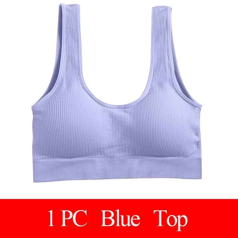 Women Bra Set Female Tube Tops Tank + Panties Vest U-Shaped Back Underwear Seamless Lingerie Female Bralette Backless Crop Tops