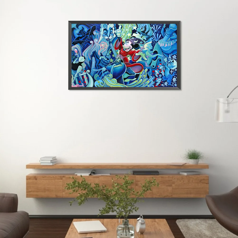 Full Round Diamond Painting 50*30cm - Mickey Symphony