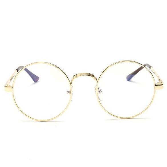 Geeky Round Clear Lens Glasses