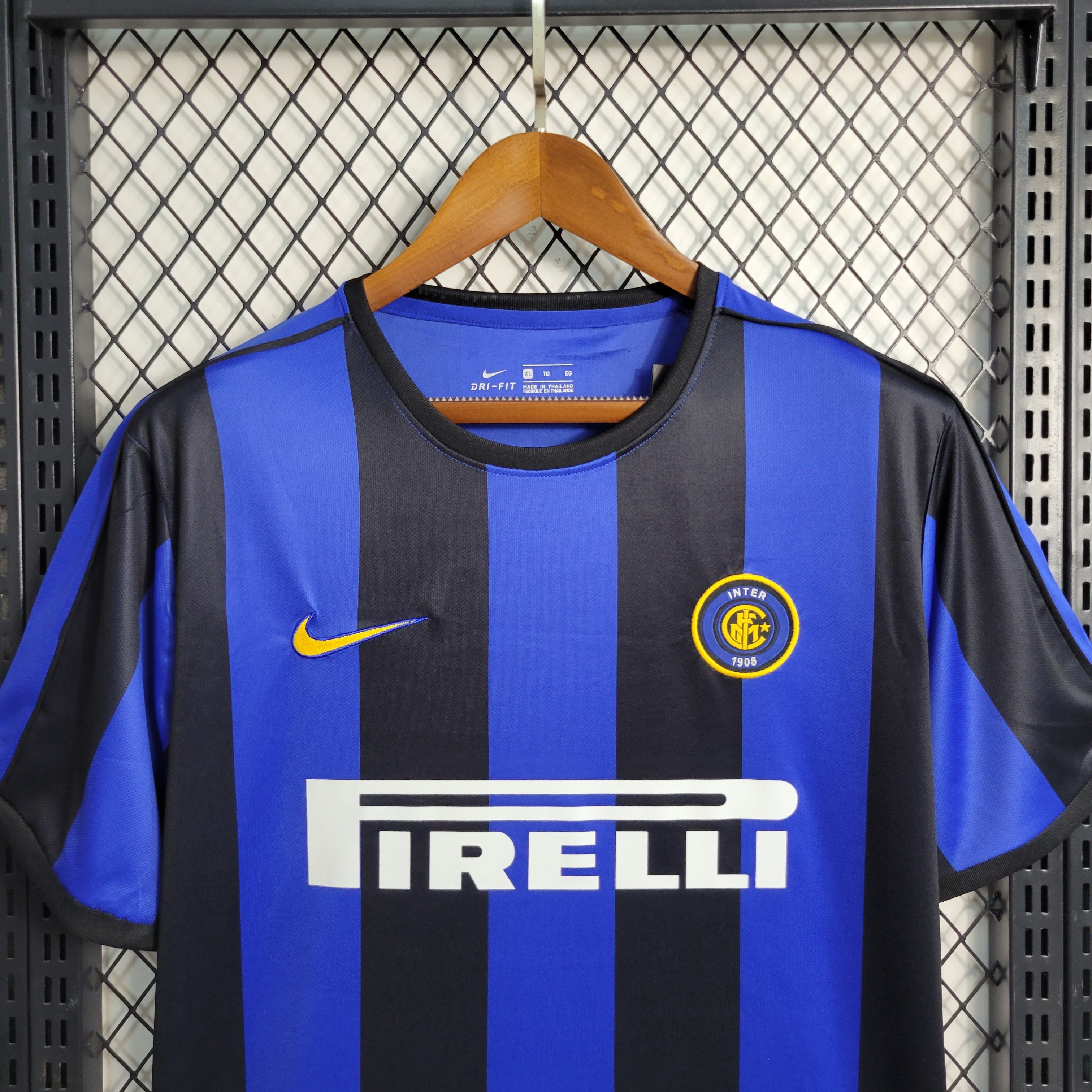 Inter Milan vintage 1999/2000 extérieur. BLANC M adulte