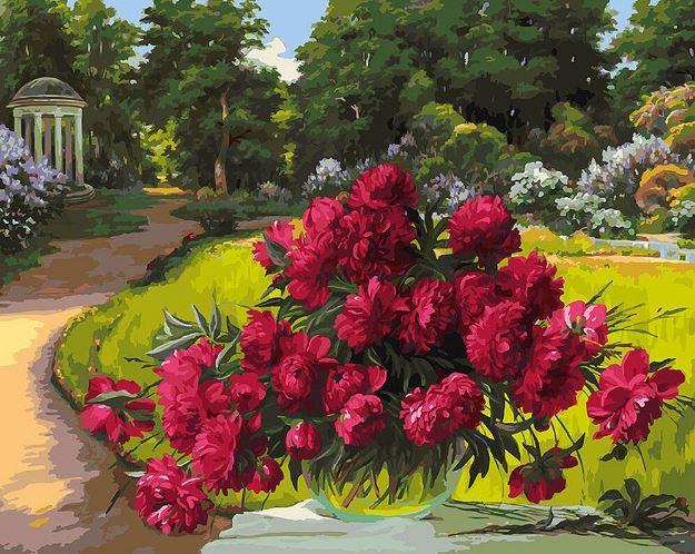 

Red Bouquet of Garden Flower – Paint By Numbers - 40*50CM, 501 Original