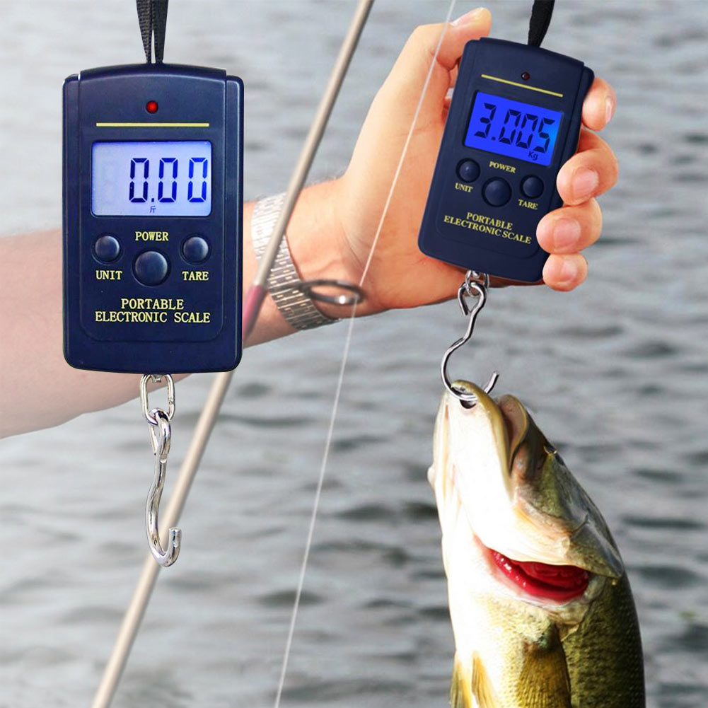 

Portable 40kg/10g Electronic Hanging Fishing Digital Pocket Hook Scale, 501 Original