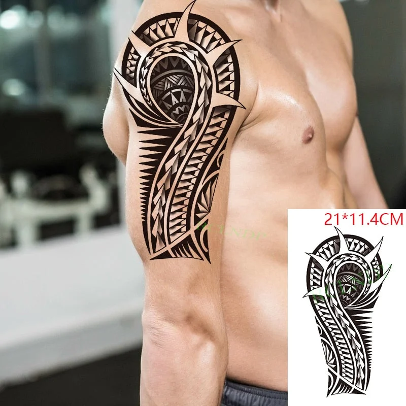 Waterproof Temporary Tattoo Sticker protector of Ancient Egypt Egyptian totem Anubis fake tatto flash tatoo for men women girl