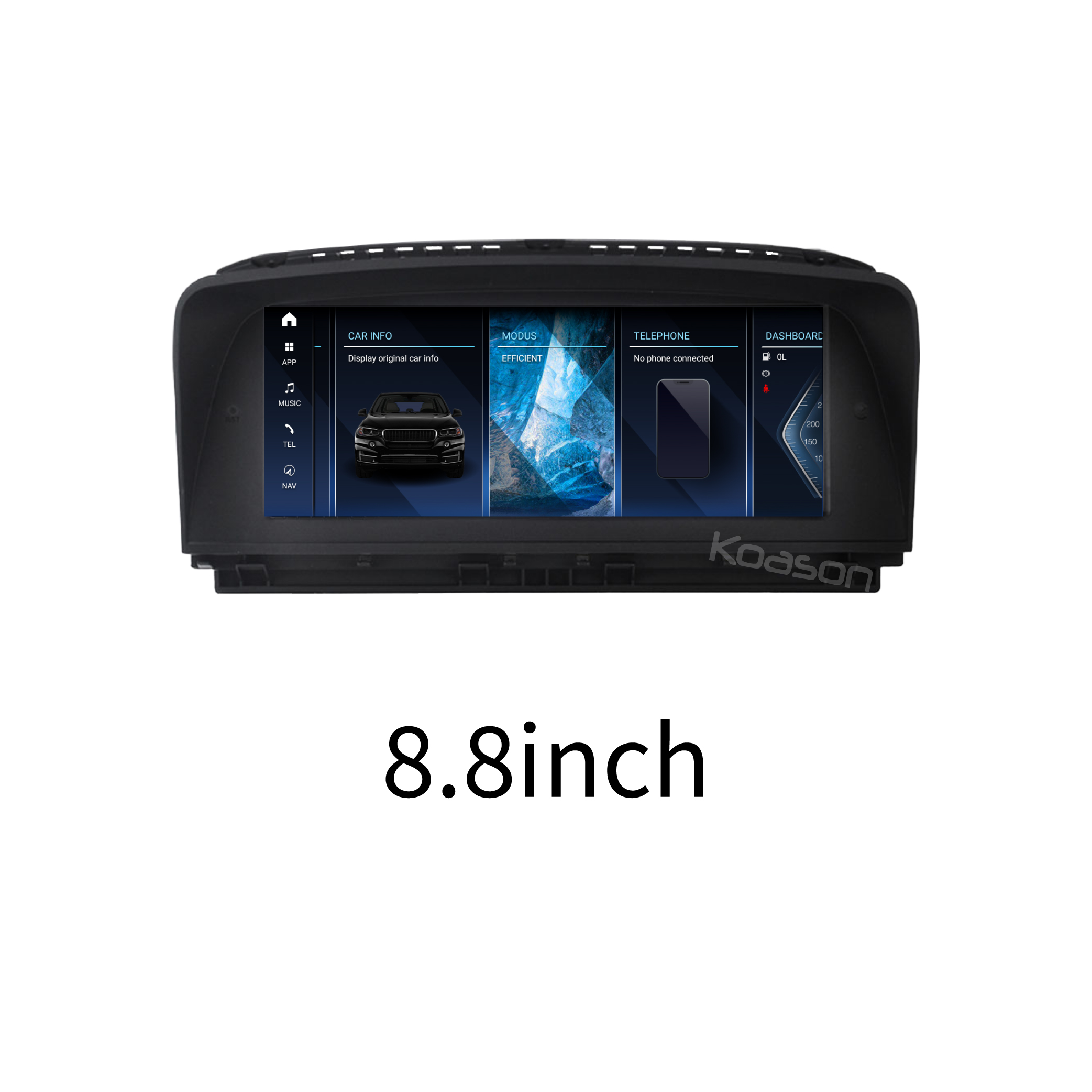 KOASON Android Screen Upgrade Apple CarPlay Android Auto GPS Navigation Car Multimedia Player for BMW 7 series E65 E66