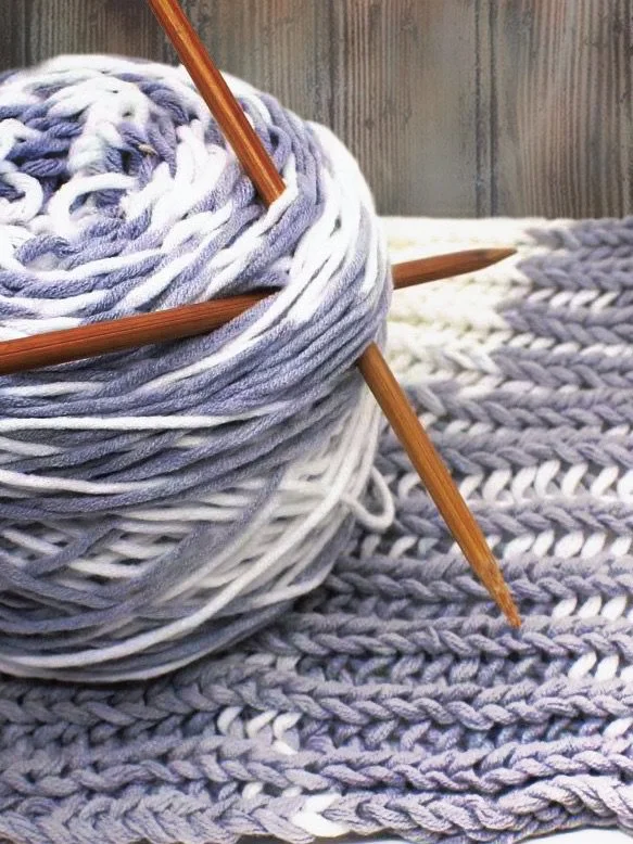 Wool Gradient Dolls Handmade DIY Woven Scarf