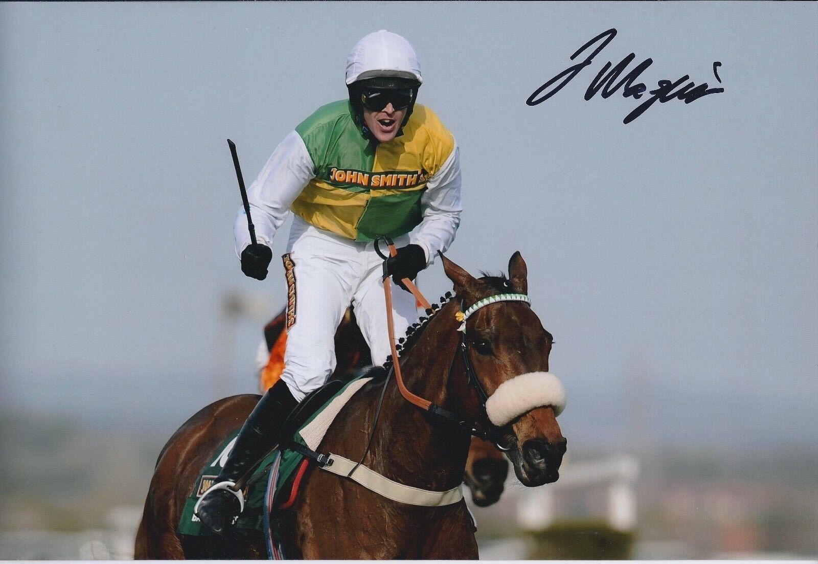 Jason Maguire SIGNED Autograph of Grand National Winner 12x8 Photo Poster painting AFTAL COA