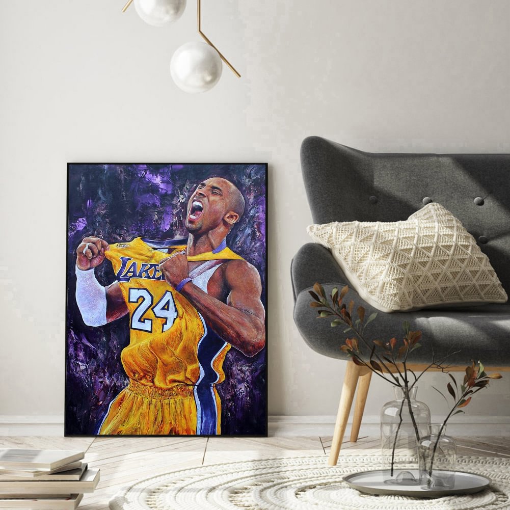 Basketball Athlete Full Diamond Painting 40x30cm