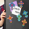 6Pcs/set Diamond Painting Cross Fridge Magnet