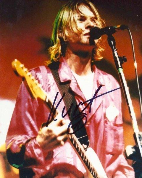 REPRINT - KURT COBAIN Nirvana Autographed Signed 8 x 10 Photo Poster painting Man Cave