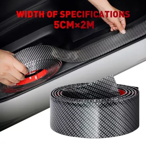 Dronehint Parts Accessories Carbon Fiber Vinyl Car Door Sill Scuff Plate Sticker EXD (For: Acura) Parts