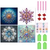 (US Only)4pcs Mandala - Diamond Painting - Partial Special Shaped Drill (Canvas|30*30cm)