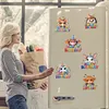 6Pcs Acrylic Animals Birthday Diamond Painting Fridge Stickers for Whiteboards