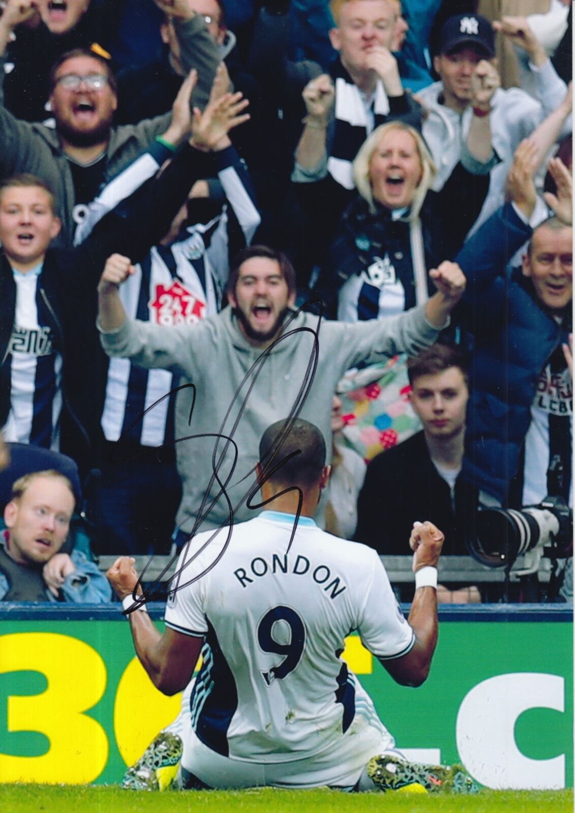 WEST BROM HAND SIGNED SALOMON RONDON 12X8 Photo Poster painting.