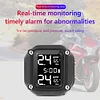 M5 Motorcycle Wireless Tire Pressure Monitoring Alarm with External Sensors