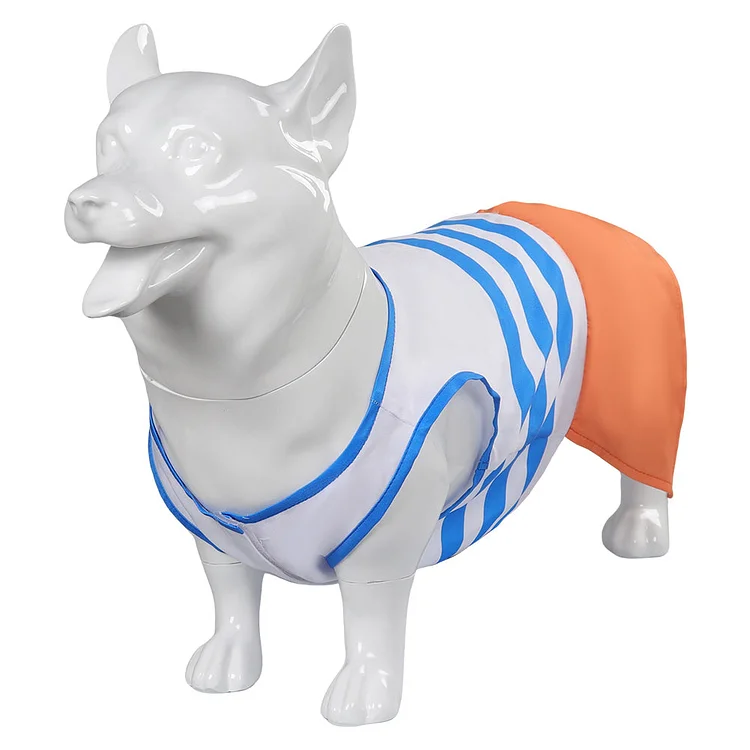 One Piece Nami Pet Dog Clothes Cosplay Costume Outfits Halloween Carnival Suit