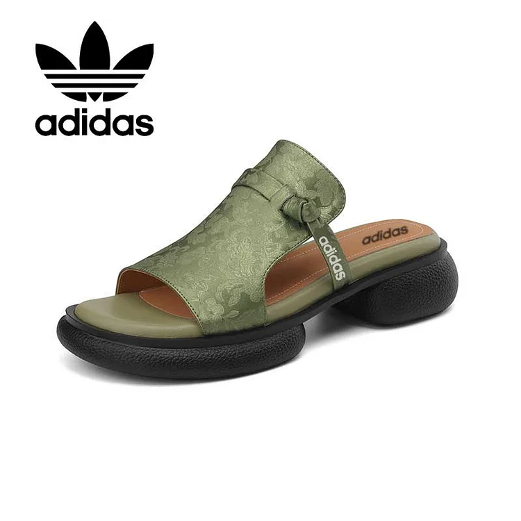 Nowe sandały Adidas Silk na rok 2025 z grubą podeszwą