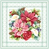 Flower - 9CT Partial Beaded Cross Stitch Kit(36x36cm)