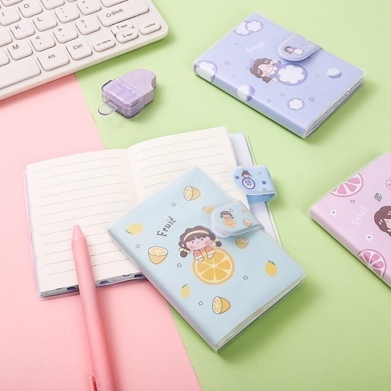Cute Cartoon Mini Portable Pockets A7 Buckle Notebook