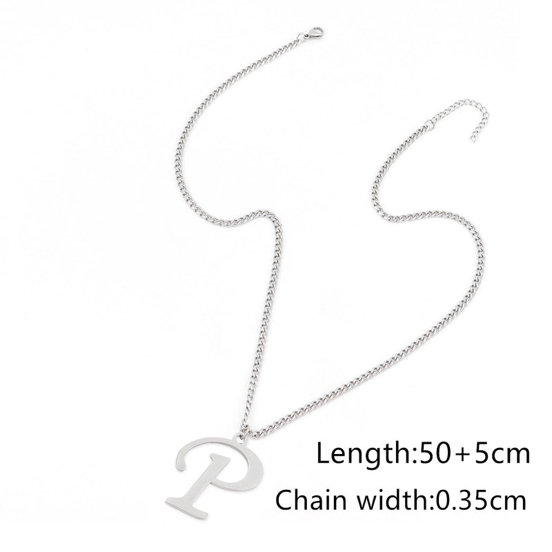 Retro Minimalist Classic Style Letter 201 Stainless Steel 304 Stainless Steel Men’s Pendant Necklace
